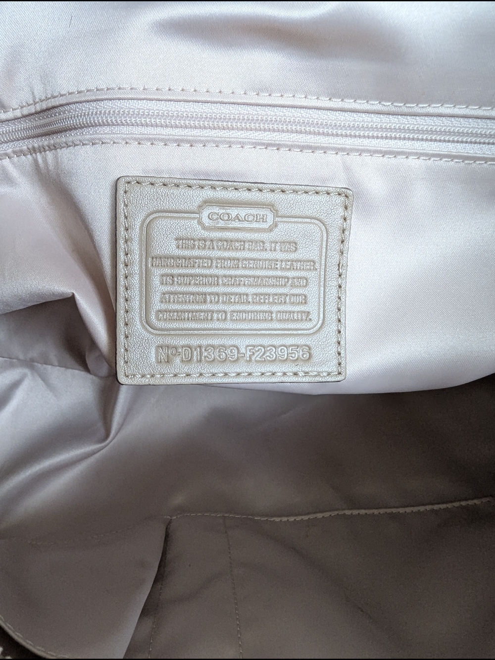 vintage Coach Madison Caroline Woven Leather Satchel - Picture 12 of 16